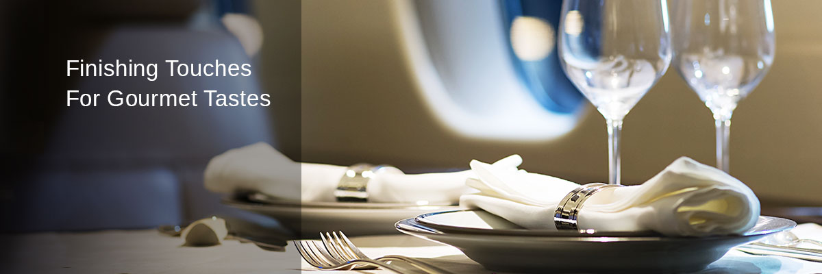 Corporate Air Charter Flight Amenities for Gourmet Tastes