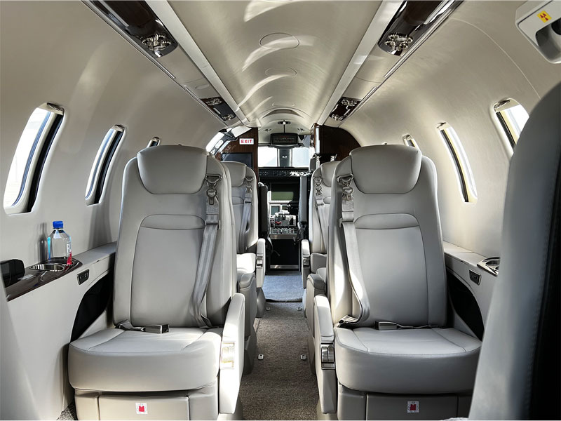 Learjet 75 N41JD Interior