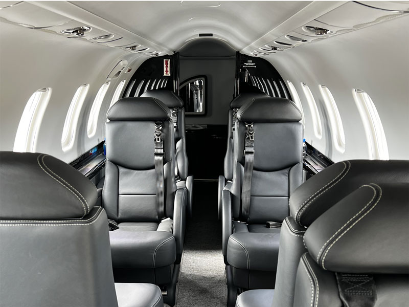 Learjet 45 N699MW Interior Aft View